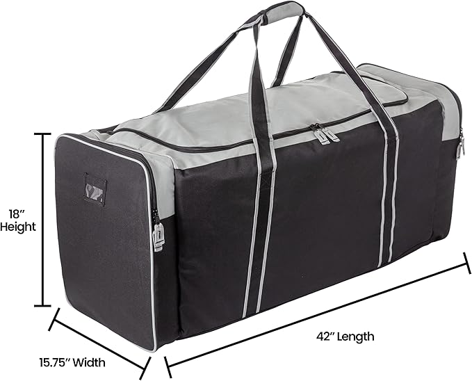 Jetstream Heavy Duty Multi Pocket Durable Sports Gym Equipment Travel Duffel Bag