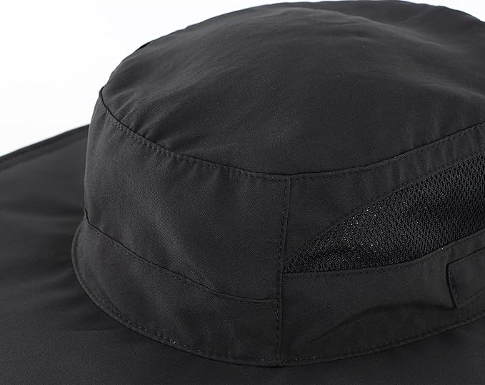 Connectyle Women's UPF 50+ Sun Hat UV Protection Wide Brim Bucket Hat Summer Beach Hats Fishing Hiking Outdoor Safari Hats