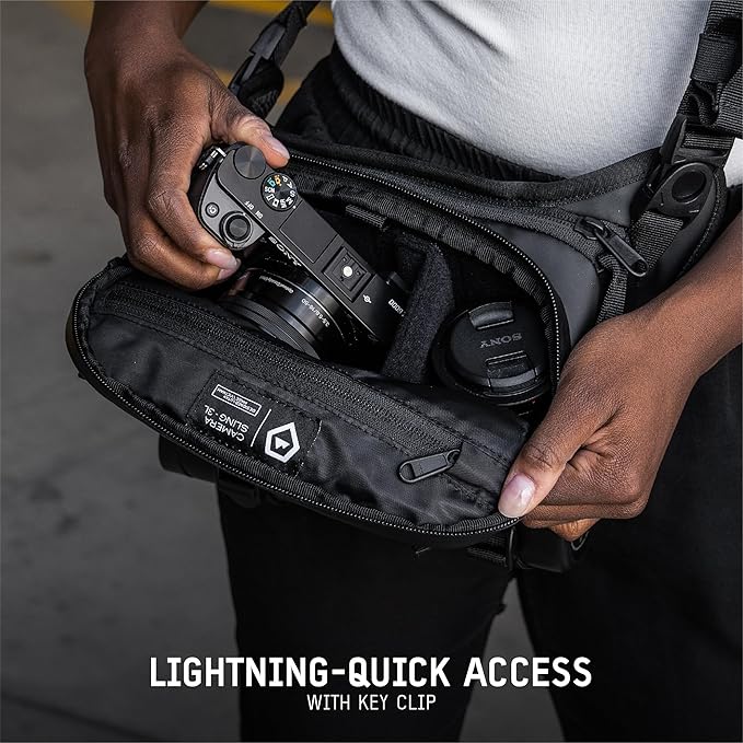 WANDRD ROGUE V1 3L Sling: Compact Camera Sling and Crossbody Bag with Fast Access, 3-Way Carry– Lightweight Everyday Bag Great for Travel, Photography, and Daily Use (Wasatch Green)