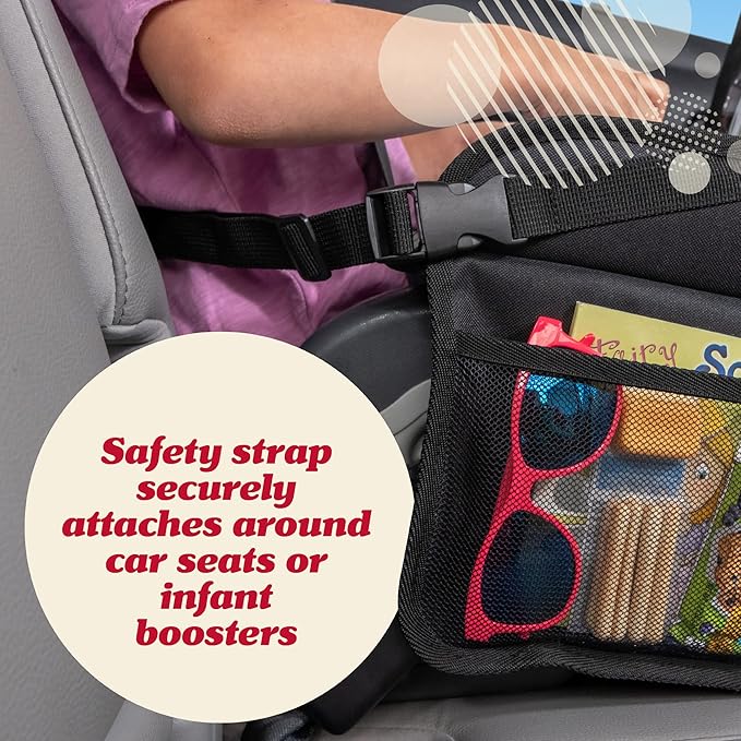 Lusso Gear Kids Travel Tray for Car - Road Trip Essentials for Kids - Car Seat Tray for Toddlers & Kids - for Airplane, Kids Travel Desk, Road Trip Activities (Purple Unicorns)