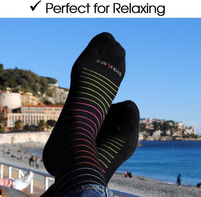 Cotton Compression Socks for Women & Men. 15-20 mmHg Support Knee-High Nude M/L