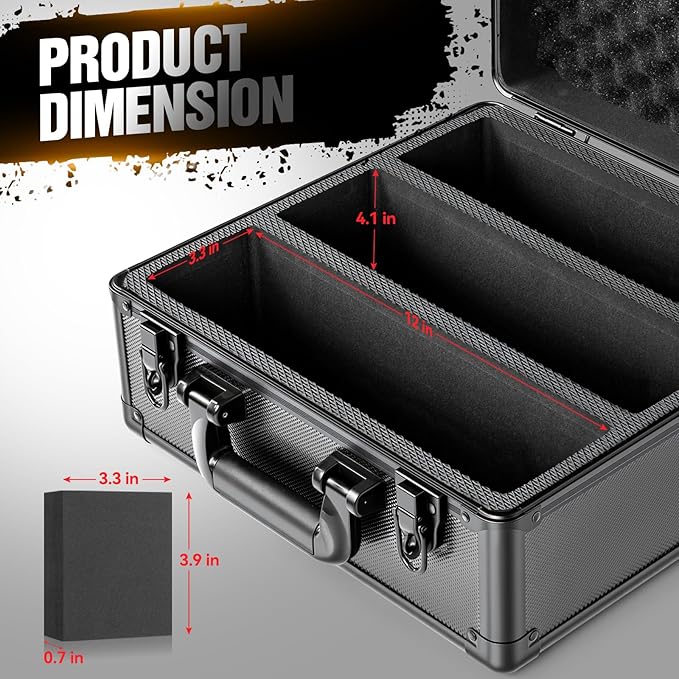 Graded Card Storage Box, Top Loader Boxes, Sports Trading Card Storage Case, Slab PSA/GMA/CSG/SGC/HGA Magnetic Holder, Baseball Football Card Case