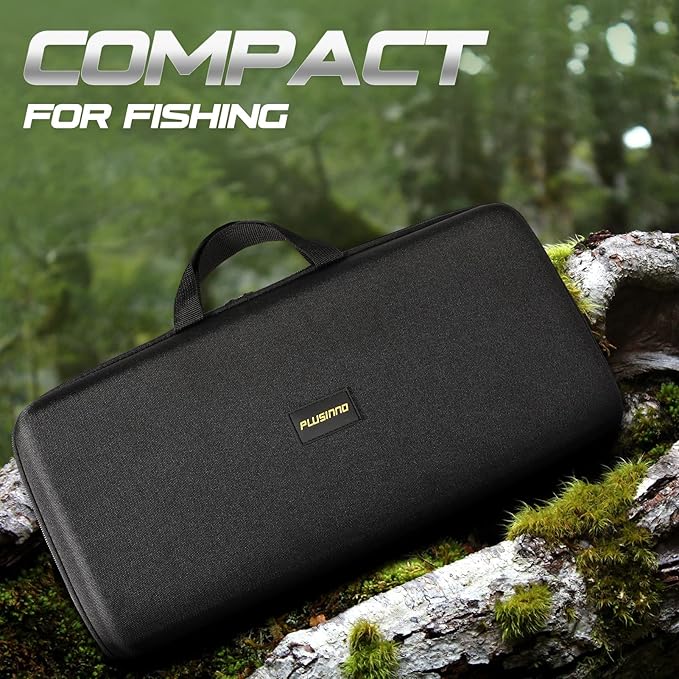 PLUSINNO Fishing Rod and Reel Combos Carbon Fiber Telescopic Fishing Pole with Reel Combo Sea Saltwater Freshwater Kit Fishing Rod Kit
