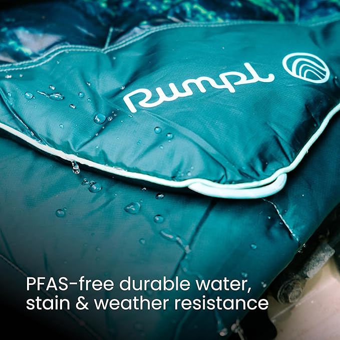 Rumpl Original Puffy Blanket - Warm, Water-Resistant Camping Blanket with 100% Recycled Synthetic Insulation, 52"x75", Original Puffy V2, Cactus Flower
