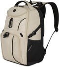 SwissGear Mini 1900 Scansmart Slim Version Laptop Backpack, Oatmeal, 16-Inch