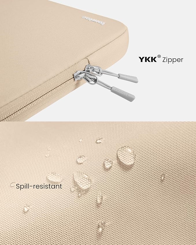 tomtoc 360° Protective Laptop Sleeve for 14-inch MacBook Pro M5/M4/M3/M2/M1 Pro/Max A3434 A3112 A3401 A3185 A2992 A2918 2025-2021, Water-Resistant Case Bag with Accessory Pocket for 13.8Surface Laptop