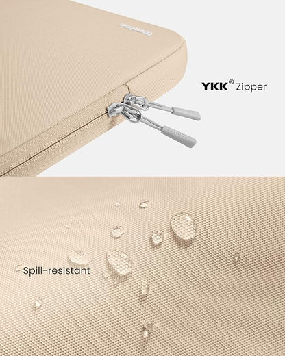 tomtoc 360° Protective Laptop Sleeve for 14-inch MacBook Pro M5/M4/M3/M2/M1 Pro/Max A3434 A3112 A3401 A3185 A2992 A2918 2025-2021, Water-Resistant Case Bag with Accessory Pocket for 13.8Surface Laptop