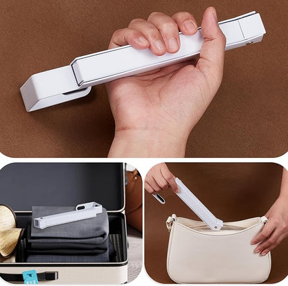 4PCS Over The Door Hanger Folding Over The Door Clothes Drying Rack Folding Hanging Coat Rack Foldable Portable Clothing Hanger Hooks for Laundry Bathroom Bedroom Dorm Travel