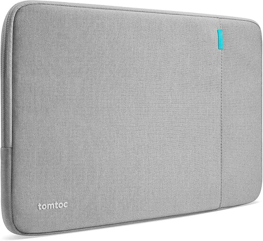 tomtoc 360° Protective Laptop Sleeve for 13-inch New MacBook Air M4/A3240 2025, M3/A3113, M2/A2681 M1/A2337 A2179 A1932, 13-inch MacBook Pro M2/A2686 M1/A2338, Water-Resistant Computer Case Bag