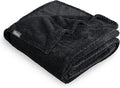Bare Home Textured Fleece Blanket - Twin/Twin Extra Long - Ultra-Soft Lightweight for Bed, Sofa, and Couch - Luxury Microplush - Cozy Warm Blanket (Twin/Twin XL, Chevron Black)