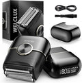Electric Foil Shavers for Men: Upgraded Mini Electric Razor with 4 Floating Blades & Big LED Display - Foil Shaver for Men with 2 Gears Adjustable - Face Shaver with IPX7 Waterproof,USB Type C