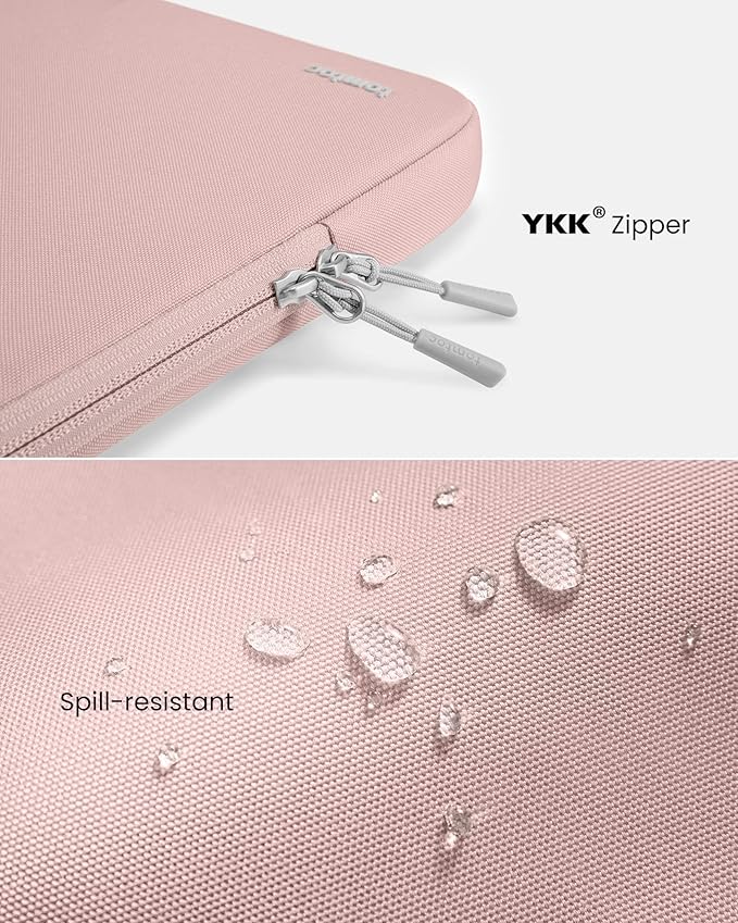 tomtoc 360° Protective Laptop Sleeve for 15-inch MacBook Air M4/A3241 2025, M3/A3114 2024, M2/A2941 2023, 15-inch MacBook Pro A1990 A1707, Dell XPS 15 Plus Laptop, Water-Resistant Computer Case Bag