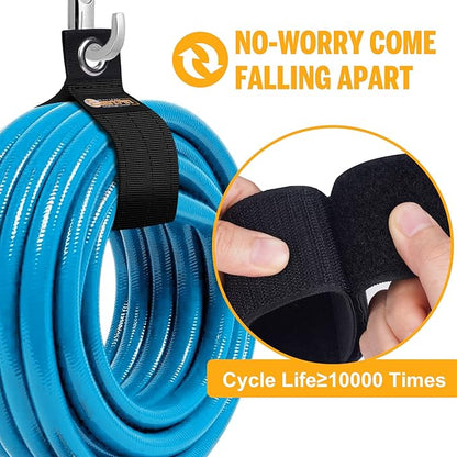 Gifts for Men Storage Straps - Tools Extension Cord Holder Organizer Gadgets Cable Wrap Keeper for Hoses Rope Workshop Garage Wall Cable Straps Christmas Stocking Stuffers for Dad