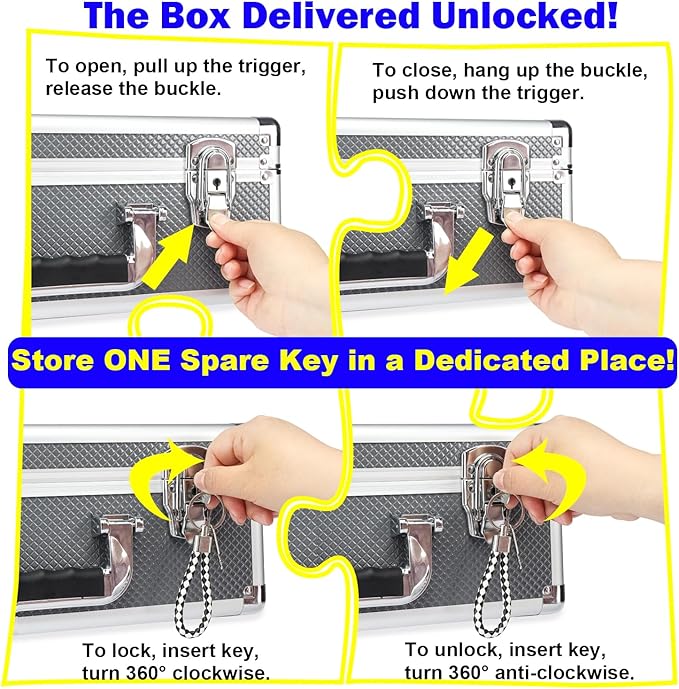 Multi color Card Storage Hard Case, Sports Card Collection Boxes,Trading Cards Cabinet, Card Holder, Toploader Box (Gray, Medium)