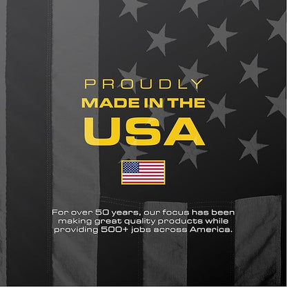 BLACK & YELLOW, 5-Gallon Heavy Duty Tough Storage Container & Snap-Tight Lid, (8.6"H x 12.3"W x 16.4"D), Weather-Resistant Design and Stackable Organization Tote [6 Pack]