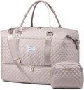 LOVEVOOK Travel Duffle Bag,Weekender Bags for Women with Shoe Compartment，Carry on Overnight Bag with Toiletry Bag,Gym Duffel Bag with Wet Pocket, Hospital Bags for Labor and Delivery