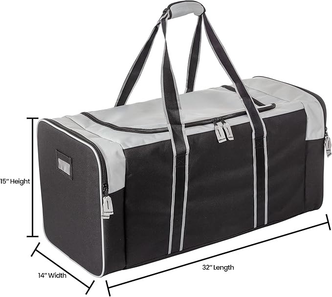 Jetstream Heavy Duty Multi Pocket Durable Sports Gym Equipment Travel Duffel Bag