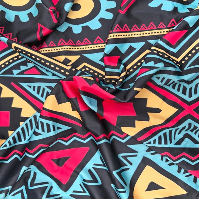 7-Mi Travel Luggage Cover Elastic Sleeve 19"-20" Anti-Scratch Suitcase Protector Cover Size S, Bohemia