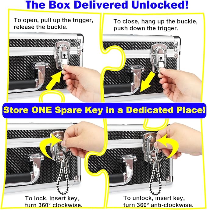 Multi color Card Storage Hard Case, Sports Card Collection Boxes,Trading Cards Cabinet, Card Holder, Toploader Box (Black, Small)