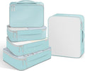 4-Piece Packing Cube Set - Lightweight Luggage Organizers for Travel, Vacation and Suitcases - Durable Accessories with Compression