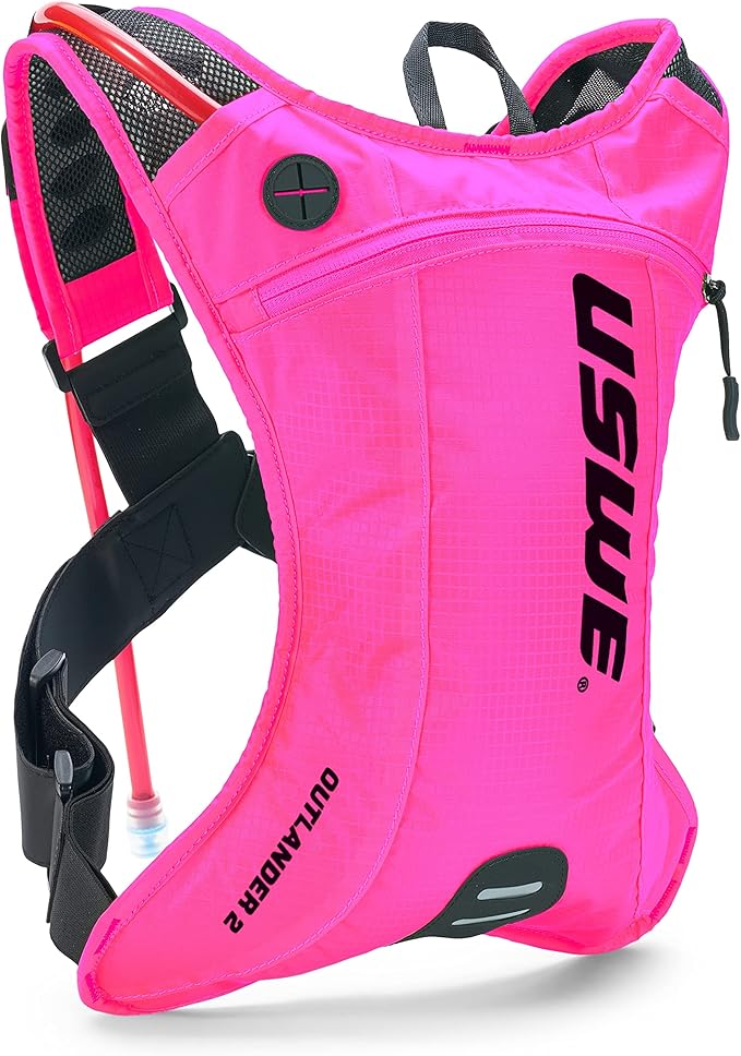 USWE Outlander Hydration Pack with Water Bladder, Hydration Backpack - Backpack for Cycling, MTB, Trail Running & More