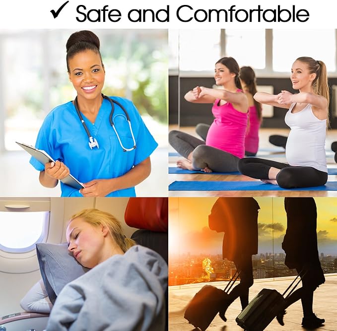 Cotton Compression Socks for Women & Men. 15-20 mmHg Support Knee-High Color Dots M/L