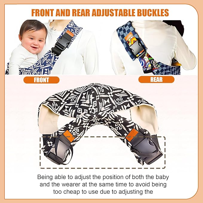 Baby Sling Carrier,Toddler Carrier, 2025 New Baby Sling,Portable and Lightweight Sling,Non-Slip Hip Seat Carrying 10-30lbs(Leaf)