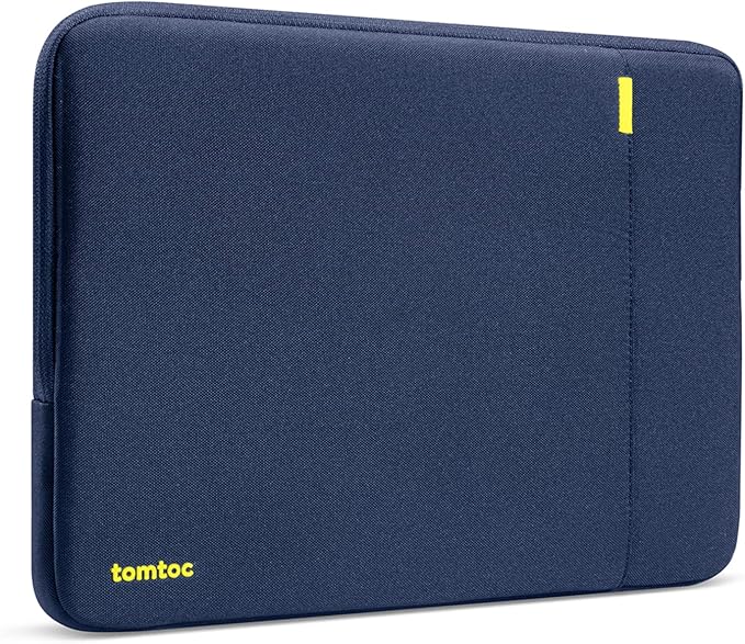 tomtoc 360° Protective Laptop Sleeve for 14-inch MacBook Pro M5/M4/M3/M2/M1 Pro/Max A3434 A3112 A3401 A3185 A2992 A2918 2025-2021, Water-Resistant Case Bag with Accessory Pocket for 13.8Surface Laptop