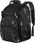 VECKUSON 18.4 Inch Laptop Backpack for Men and Women, 55L Extra Large Gaming Laptops Backpack with USB Charger Port, TSA Friendly Flight Approved and RFID Anti-Theft Pocket