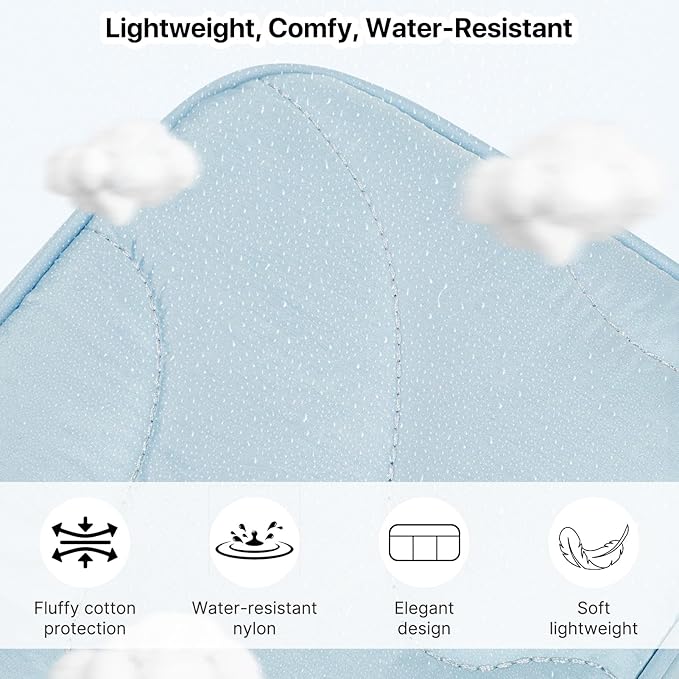 Skycase Tech Pouch - Lightweight Electronics Organizer Travel Case, Double Layers Travel Cable Organizer, All-in-One Storage Bag for Charger, Cord, Phone, Flash Drive, Accessories