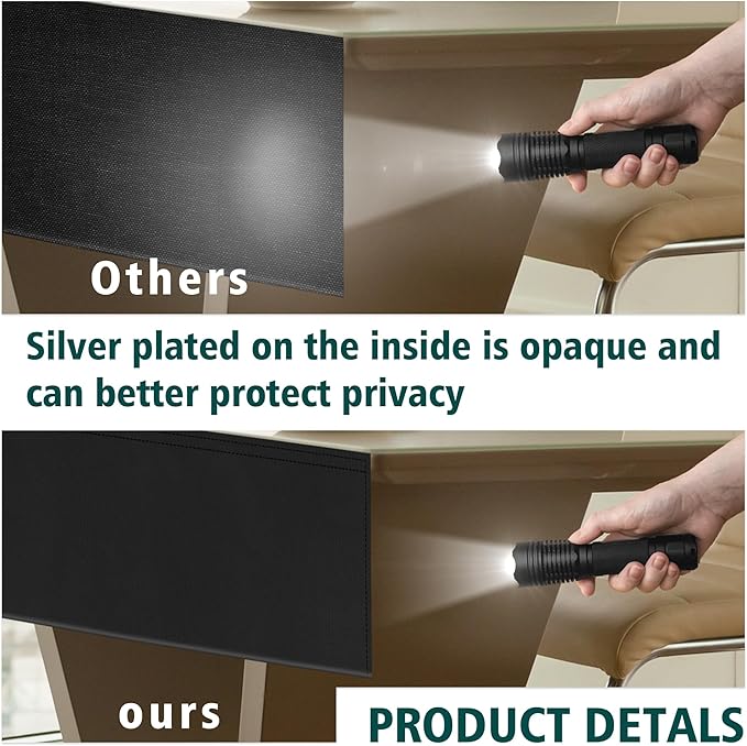 60" Under Desk Privacy Panel with Cable Management Organizer Sleeve Self-Adhesive Modesty Panel for Cord Organizer Pockets and Desk Skirt for Home Office or Standing Workstation