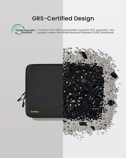 tomtoc 360° Protective Laptop Sleeve for 13-inch New MacBook Air M4/A3240 2025, M3/A3113, M2/A2681 M1/A2337 A2179 A1932, 13-inch MacBook Pro M2/A2686 M1/A2338, Water-Resistant Computer Case Bag