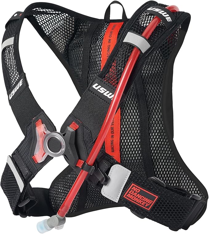 USWE Race 2.0, Ultra Lightweight Hydration Backpack with 2.0L / 70oz Water Bladder, Leak Proof Pack for Gravel, MTB, Running, Hiking, Cycling, Camping, Biking for Men,Women