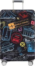 Travelkin Luggage Covers For Suitcase Tsa Approved,Suitcase Cover Protector Fit 18-32 Inch Luggage