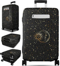 Slohif Luggage Cover for Suitcase Tsa Approved Protector - Luggage Sleeve Large Suit Case Cover Travel Stretch Baggage Case Protective Washable Fit 31-32 Inch Sun XL