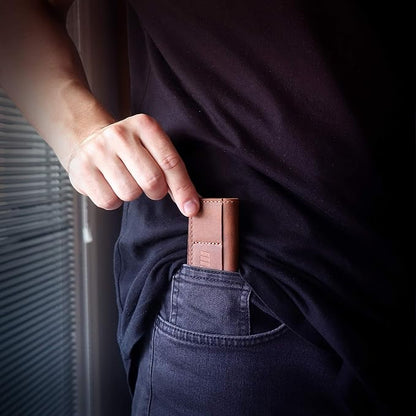 MegaGear Leather SD Card Holder with 12 Card Slots