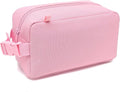 FlowFly Small Insulated Lunch box Portable Soft Bag Mini Cooler Thermal Meal Tote Kit with Buckle for Work, PinkWithBuckle