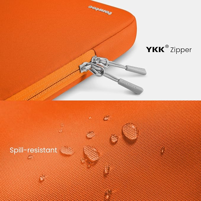 tomtoc 360° Protective Laptop Sleeve for 14-inch MacBook Pro M5/M4/M3/M2/M1 Pro/Max A3434 A3112 A3401 A3185 A2992 A2918 2025-2021, Water-Resistant Case Bag with Accessory Pocket for 13.8Surface Laptop