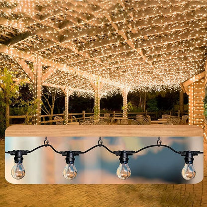 96 PCS Q-Hanger Hooks, Screw Hooks for Outdoor String Lights, Safety Buckle Design Cup Eye Hook for Hanging Christmas Lights, Plants, Mounted on Wall Ceiling, Include 1 Wing Nut Driver, Black