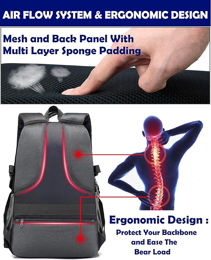 ProEtrade Backpack Bookbag for College Laptop Travel,Fit Laptop Up to 15.6 inch with USB Charging Port Multi Compartment Anti theft, Gift for Women Men (Galaxy)