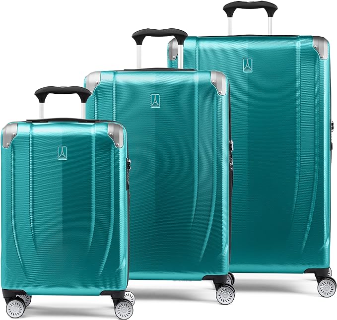 Travelpro Pathways 3 Hardside Expandable Luggage, 8 Spinner Wheels, Lightweight Hard Shell Suitcase, 3 Piece Set (21/25/28), Kayak
