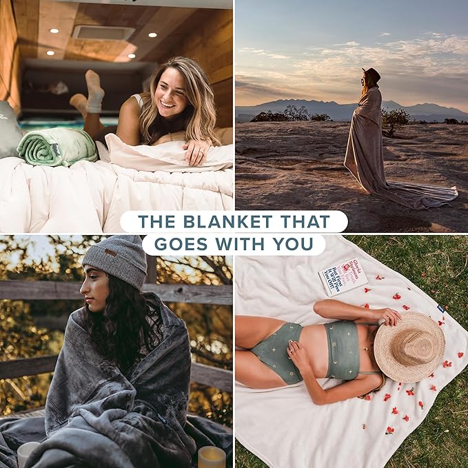 Bare Home Fleece Blanket - Full/Queen - Ultra-Soft Lightweight for Bed, Sofa, and Couch - Luxury Microplush - Cozy Warm Blanket (Full/Queen, Plum)