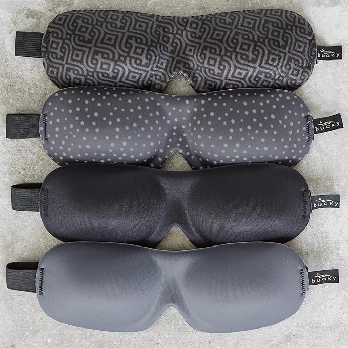 Bucky 40 Blinks No Pressure Eye Mask for Travel & Sleep