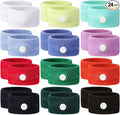Zhanmai 12 Pairs Motion Sickness Bands for Kids Adults Nausea Wristbands Colorful Nausea Relief Bracelet for Car Sickness Pregnancy Ride Sea Flying Travel