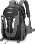 Hiking Backpack 30L Lightweight Travel Daypack Small Day Pack for Men Women Outdoor Camping Backpacking, Black