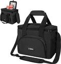 OPUX Soft Cooler Bag, Insulated Collapsible Lunch Cooler Bag for Men Work Camping Beach Travel, Portable Soft Sided Leakproof Waterproof Large Lunch Bag Box with Shoulder Strap 18 Cans, Black