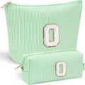 YOOLIFE 2 Pieces Makeup Bags for Women, Mom Birthday Gifts Unique Gifts Makeup Bag Toiletry Bag Makeup Pouch Cosmetic Bag Beauty Bag Cute Makeup Bag Wedding Daughter Friend Gifts for Women Her O