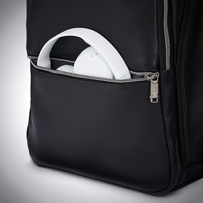 Samsonite Classic Leather Slim Backpack