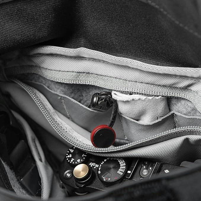 Peak Design Field Pouch V2, Black, 2-in-1 Organizer and Sling Bag, Adjustable Shoulder Strap and Integrated Belt Loops, Weatherproof Nylon Canvas, Organizer Pouch or Carry Bag for Men and Women