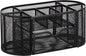 Amazon Basics Pen Holder and Desk Organizer, Office Caddy Storage, Black, ‎9.25" x 4.53" x 3.94"